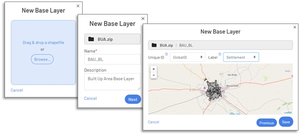 Adding a base layer at the Tracking Round level